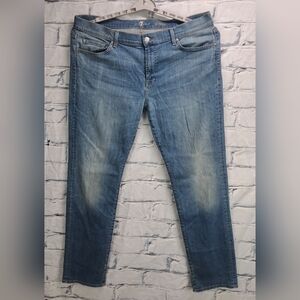 7 For All Mankind Men's Jeans Slimmy Blue Stretch Slim Size 40 40x34